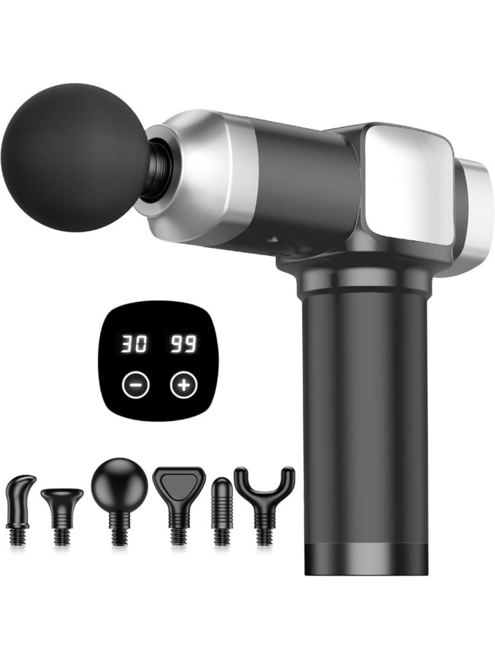 Deep Tissue Massage Gun - Handheld Percussion Muscle Massager for Pain Relief